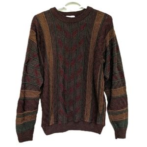 Vintage Men's London Fog Knit Sweater Size Medium